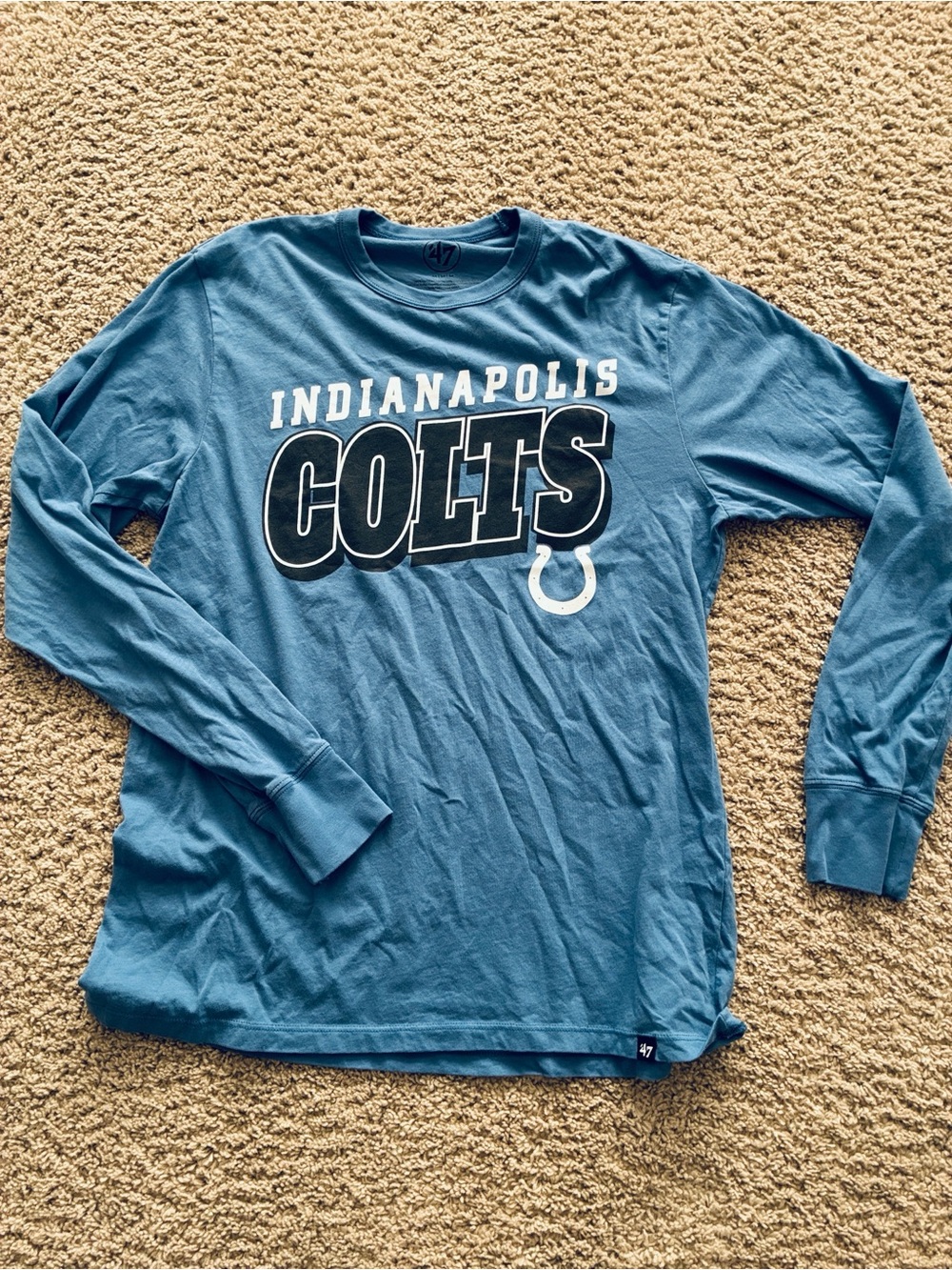 47 Indianapolis Colts Long Sleeve Tee Colts Long Sleeve Tee Size Medium